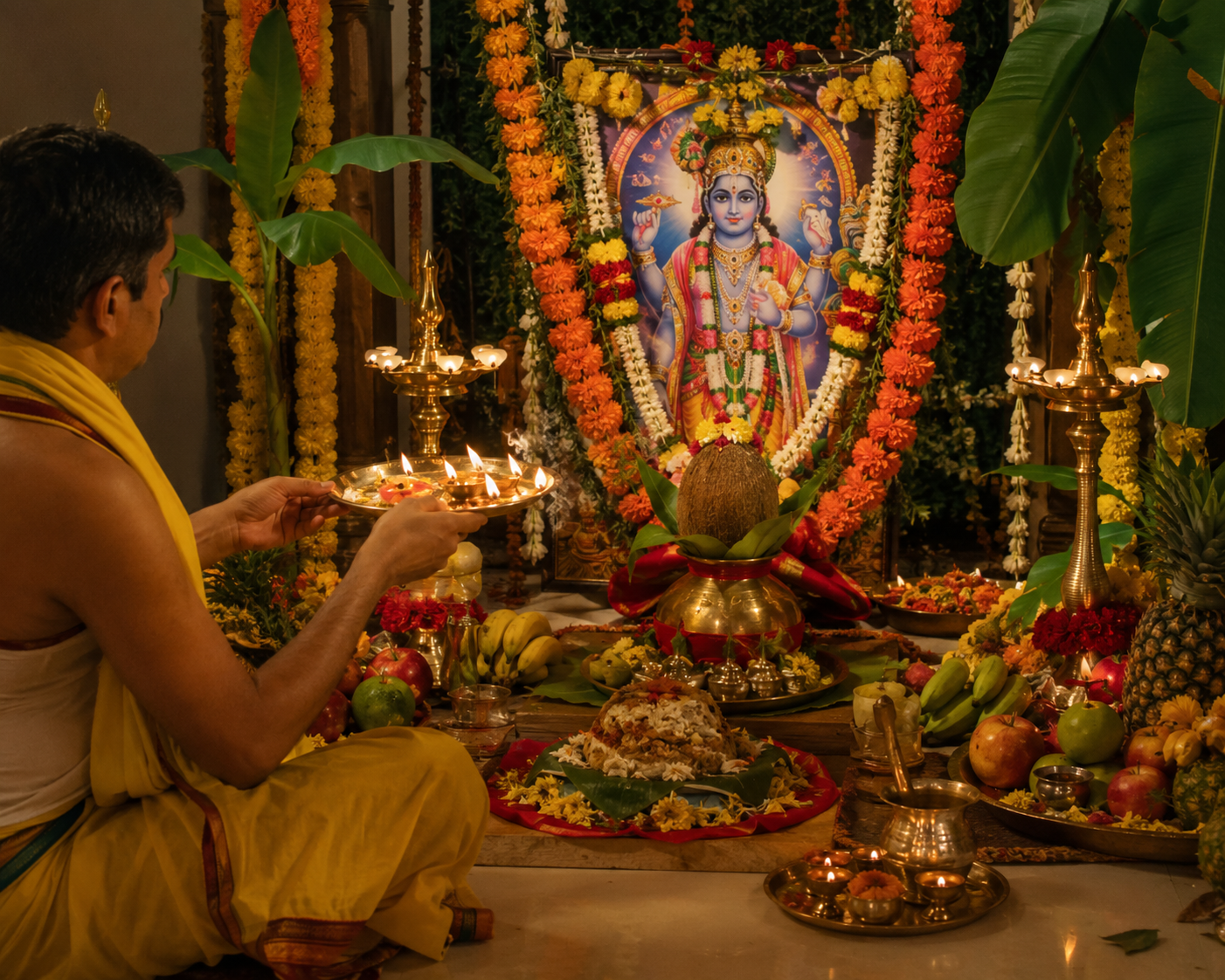 सत्यनारायण पूजा