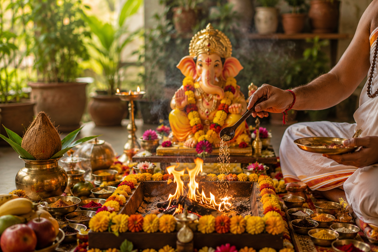 गणपति हवन (विघ्नहर्ता पूजा)