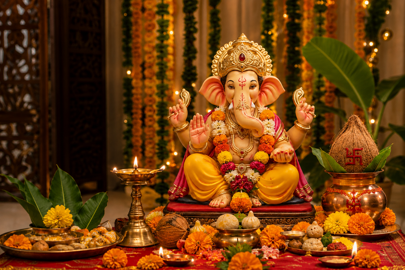 गणेश स्थापना एवं पूजा